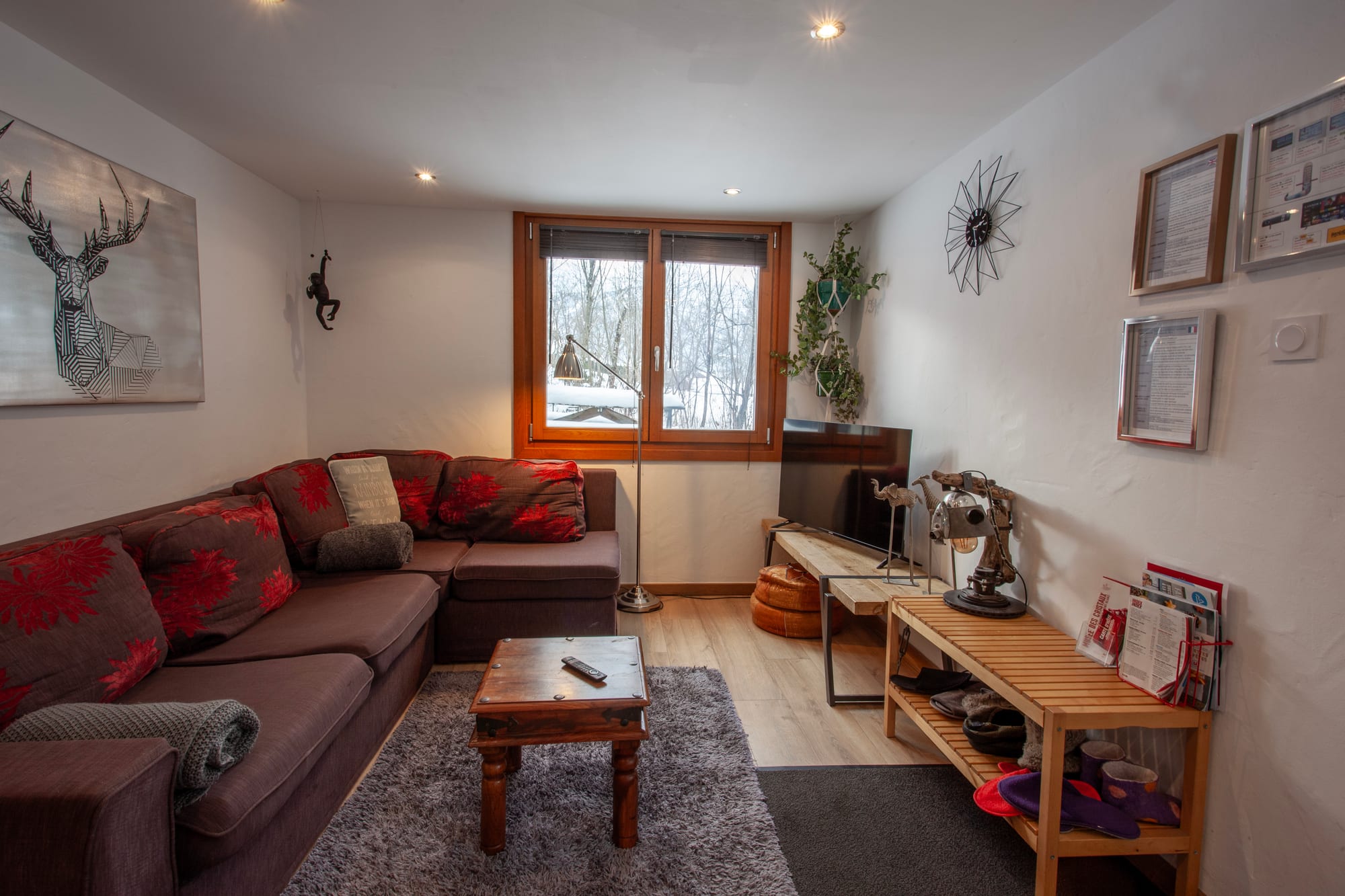 Warm, comfortable living room